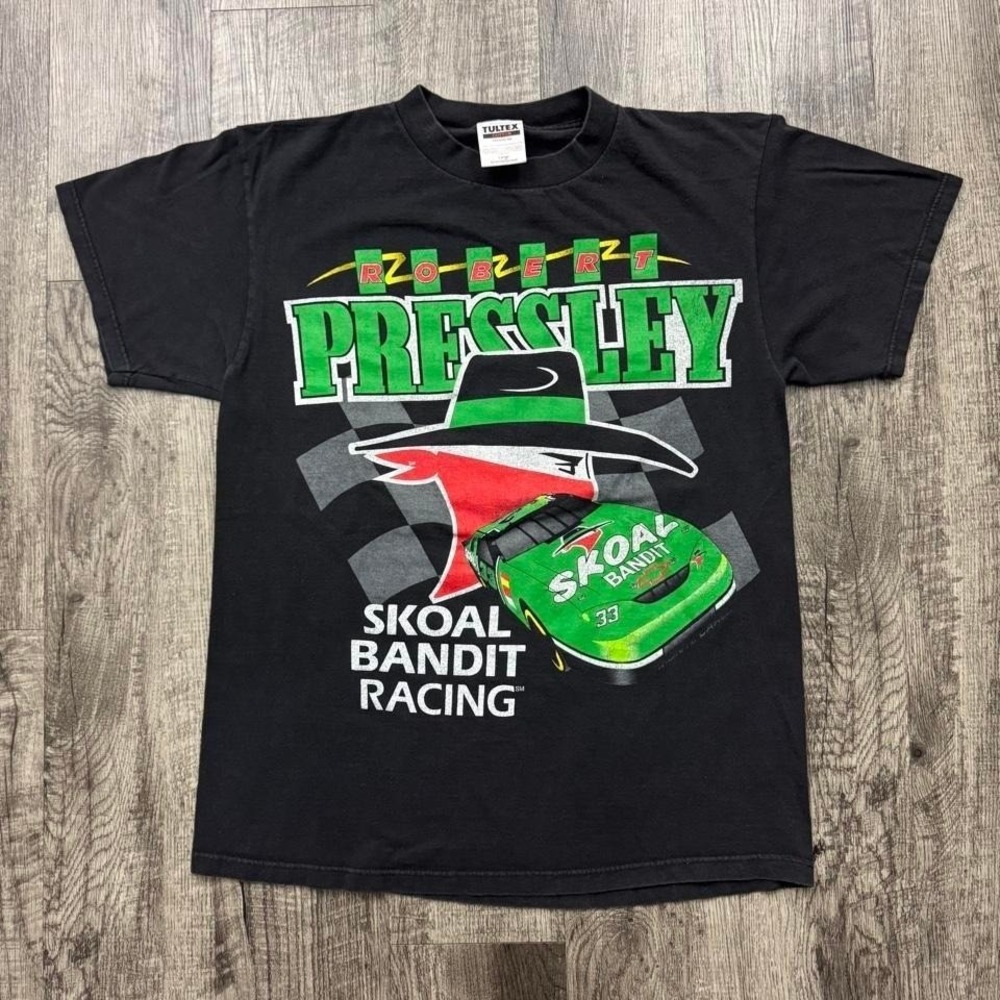 Vintage Robert Pressley #33 Skoal Bandit Racing Nascar 2 Sided L